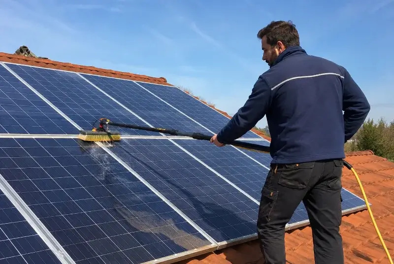 Nettoyage et entretien de panneaux solaires à Boussens